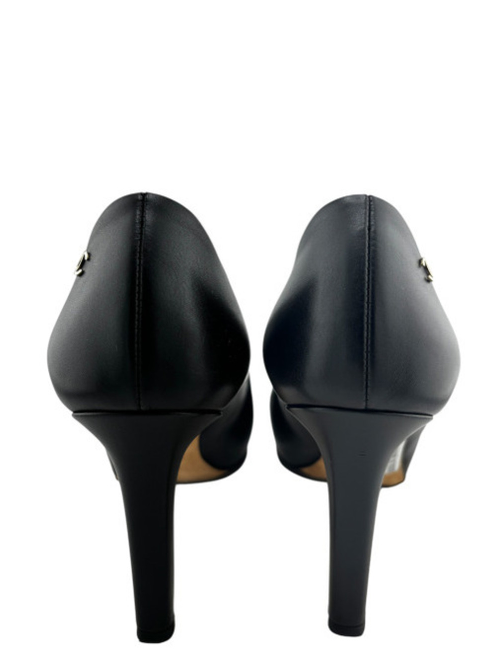 Chanel Classic Black Leather Pumps - Picture 4 of 5